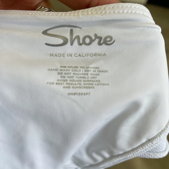 White Ruffle Bikini Bottom - Picture 3 of 3